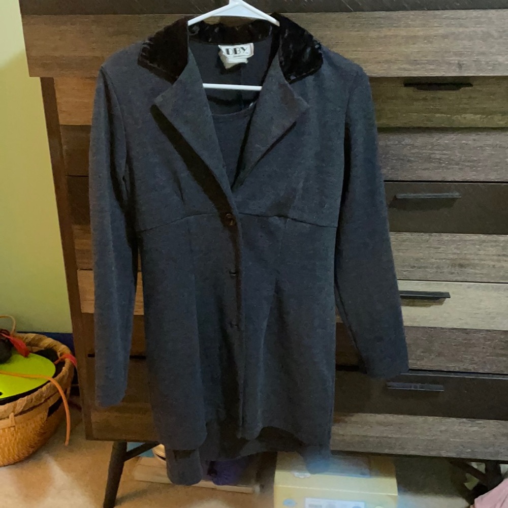 Dark charcoal dress